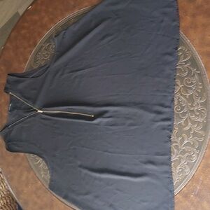 3/$30 Ambiance Black Sleeveless Blouse Sz 3xl